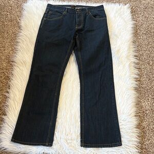 A.Lab Stylish Dark Blue Bootcut Men's Jeans, 32” waist